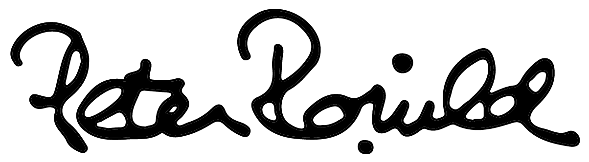 Peter Ronilds underskrift